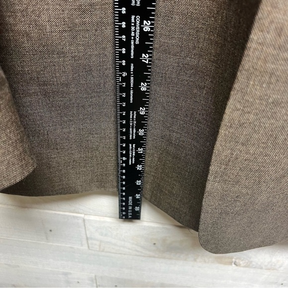 Turnbury est 1980 Wool Silk Blazer Mens 46L Brown Coat - Picture 14 of 14